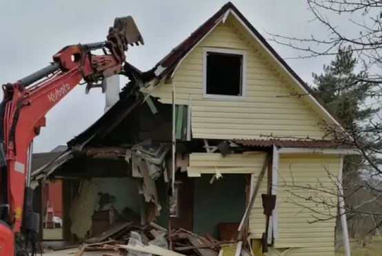 Демонтаж дачного дома в Минске и Минской области